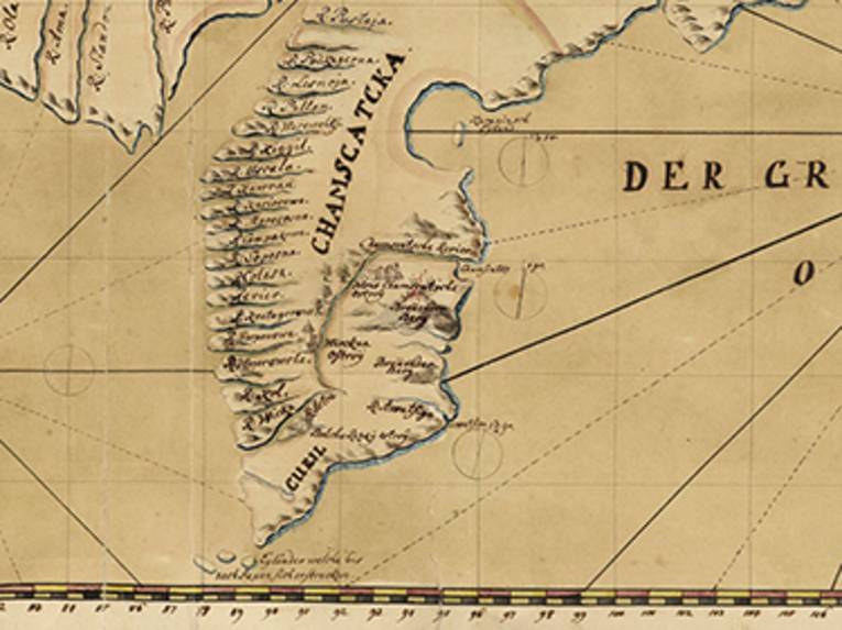 Ausschnitt einer Landkarte, Gottfried Wilhelm Leibniz Bibliothek, Kartensammlung Mappe XXXIV B 6a (Ausschnitt)